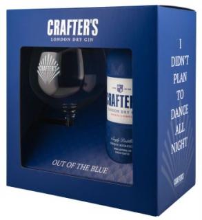 Crafter's London Dry Gin 43% 0,7l GIFTBOX se sklenicí
