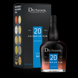 Dictador Rum 20y 40% 0,7 l (karton)