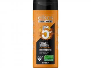 Elkos Men POWER ENERGY 5v1 sprchový gel s mentolem 300ml