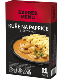 EXPRES MENU Kuře na paprice s těstovinami 500 g