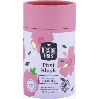 FIRST BLUSH - zelený čaj malina 20g McCOY Tea