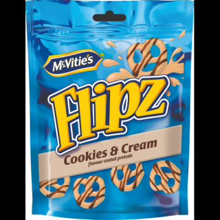 Flipz preclíky s příchutí sušenek a krému 90 g