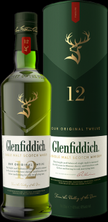 Glenfiddich 12y 40% 0,7 l (tuba)