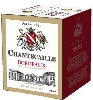 Grand Vins de Gironde Bordeaux Chantecaille Rouge AOP - suché 12,5% BIB 3l
