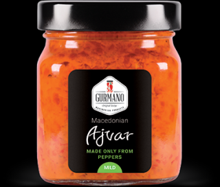 Gurmano Ajvar MILD jemný - ve skle 300g