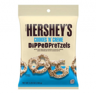 Hershey's preclíky s polevou s příchutí sušenek a krému 120g minimální trvanlivost 9/24