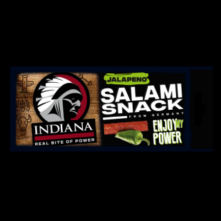 Indiana Jerky Salami Snack Jalapeno 18g