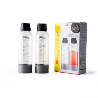 iSi náhradní láhve Twist & Sparkle 2ks/2 Bottle Set 1 L