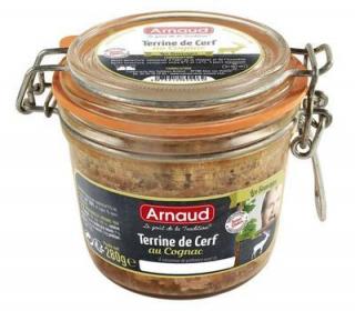 Jelení terina s cognacem ve skle 280g Arnaud