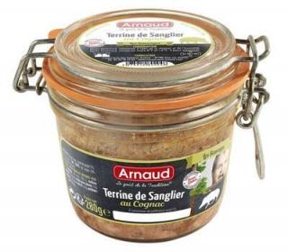Kančí terina s cognacem ve skle 280g Arnaud