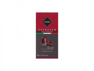 Kapsle Rioba Decaffeinato 10ks x 5g