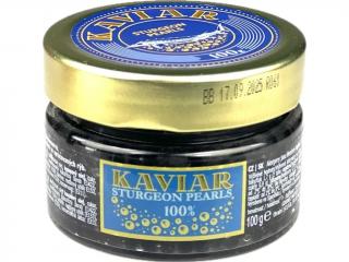 KAVIAR - "STURGEON PEARLS PREMIUM", černé perly 100g Gourmet Partners