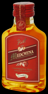 Kitl Medovina placatka 0,1 l (holá láhev)