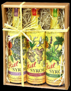 Kitl Syrob dárk. balení Bez Zázvor Máta 3 x 500 ml