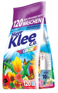 Klee Color prášek na praní barevného prádla 10 kg - 120 pracích dávek