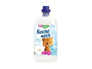 Kuschelweich aviváž Sanft mild pro citlivou pokožku 2 l - 76 pracích dávek