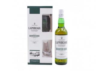 Laphroaig Quarter Cask dárkové balení se skleničkami 48% 0,7 l