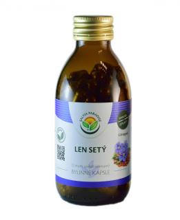 Lněné semínko - len setý - kapsle 120ks Salvia Paradise