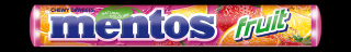 Mentos Fruit Ovocné žvýkací bonbóny 38g