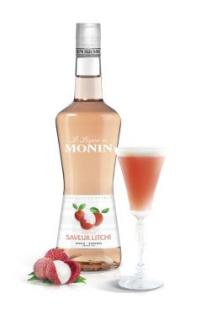 Monin Litchi liqueur 17 % (liči likér) 0,7 L