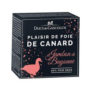 Plaisir z kachních Foie Gras 20% s Bayonskou šunkou 65g Ducs de Gascogne