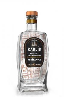 Radlík Hruškovice 45% 0,5l (holá láhev)