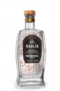 Radlík Hruškovice - Williams 43% 0,5l (holá láhev)