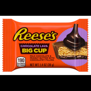 Reese's Chocolate Lava košíček plněný arašídovým máslem s čokoládovým jádrem 39 g