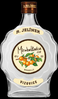 Rudolf Jelínek Mirabelkovice budík 42% 0,5 l
