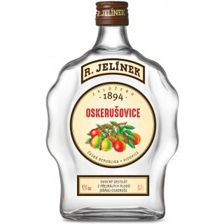 Rudolf Jelínek Oskerušovice budík 42% 0,7 l (holá láhev)