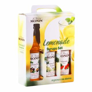 Sada sirupů Monin limonádový set 3x0,25l
