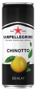 Sanpellegrino Chinotto - Pomerančová šťáva v plechovce 0,33l