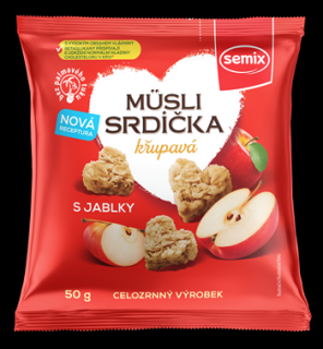 SEMIX Musli srdíčka křupavá s jablky 50g