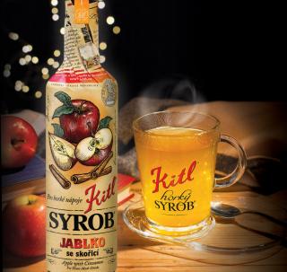 Syrob Horký Kitl - Jablko se skořicí 0,5l Kitl