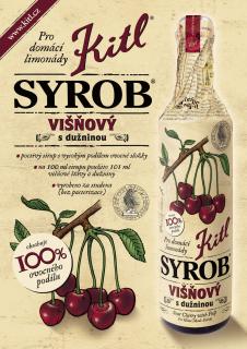 Syrob Višňový - višňový sirup 0,5l Kitl