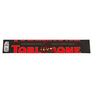 Toblerone Hořká čokoláda s medovo-mandlovým nugátem 100g