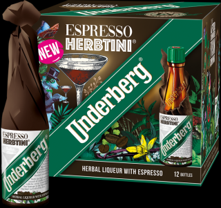 Underberg Espresso Herbtini 27% sada 12x0,2l