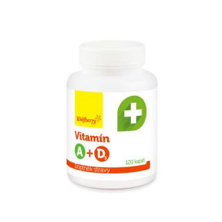 Vitamín A +D3 kapsle 120ks Wolfberry