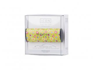 Vůně do auta Millefiori Milano ICON Cuori & Fiori White Musk - Bílé Pižmo