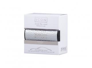 Vůně do auta Millefiori Milano Icon Metal Shades Oxygen - Kyslík - stříbrná