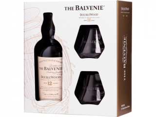 Whisky Balvenie Double Wood 12YO 40% 0,7 l (dárkové balení 2 skleničky)