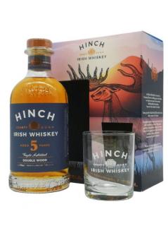Whisky Hinch Double wood 5y se sklenicí 43% 0,7 l