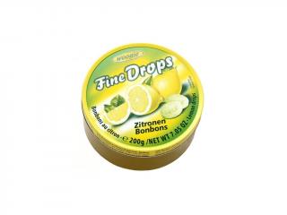 Woogie Fine Drops bonbóny v plechové dóze, citron 200g
