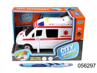 Auto Ambulance, zvuky a světlo