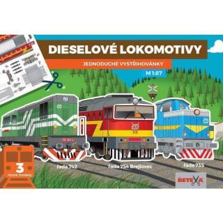 Betexa Vystřihovánka - Dieslové lokomotivy