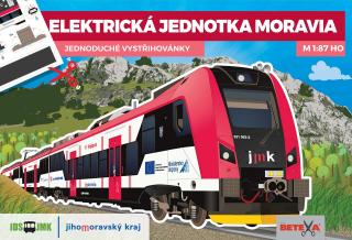 Betexa Vystřihovánka - Elektrická jednotka MORAVIA
