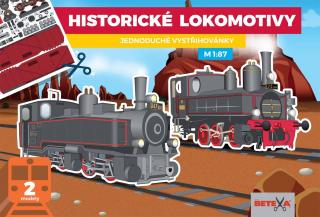 Betexa Vystřihovánka - Historické lokomotivy