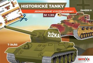 Betexa Vystřihovánka - Historické tanky