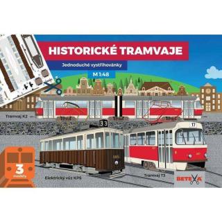 Betexa Vystřihovánka - Historické tramvaje