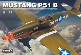 Betexa Vystřihovánka - Mustang P51 B
